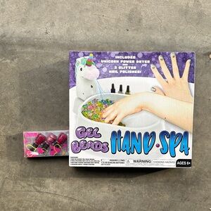 Source Unknown Gel Beads Hand Spa Kids Nail Kit - Purple, White, Multicolor